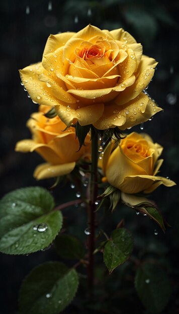 Yellow Rose Flower