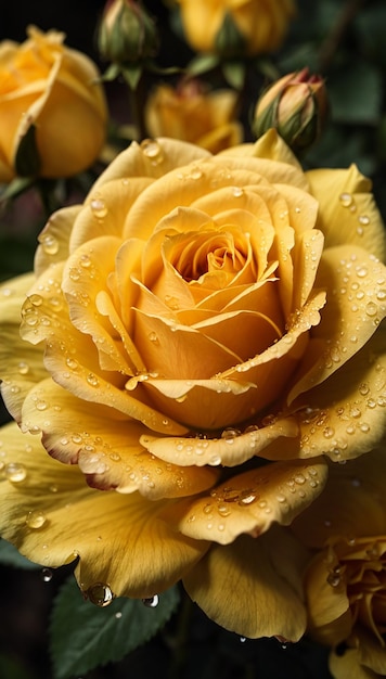 Yellow Rose Flower