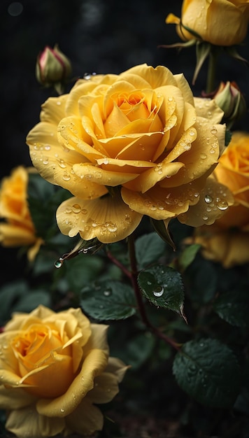 Yellow Rose Flower