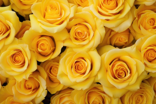 Yellow roses background