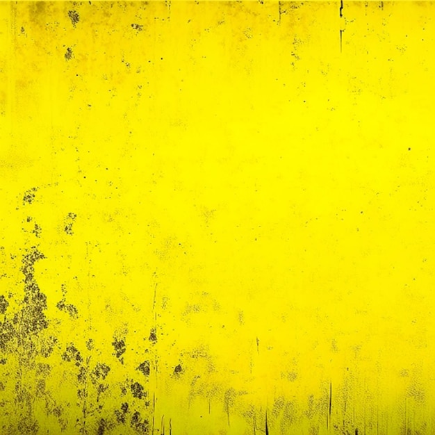 желтый грубый и гранжный стеновой текстурированный фон