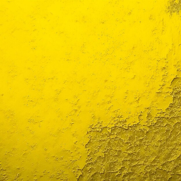 Yellow rough and grunge wall textured background