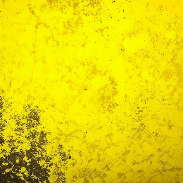 Yellow rough and grunge wall textured background