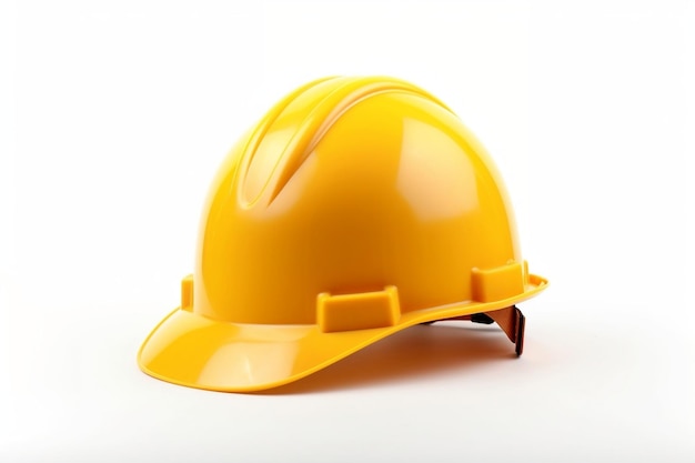 Yellow Safety Helmet for Construction Workers Protective Headgear AI