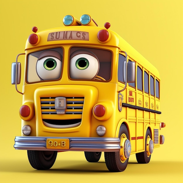 Photo a yellow school bus with the word sunbus on the front.