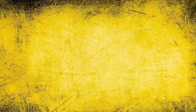 Photo yellow scratched grunge background grunge textured background surface texture with scratches