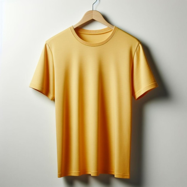 yellow shirt mockup