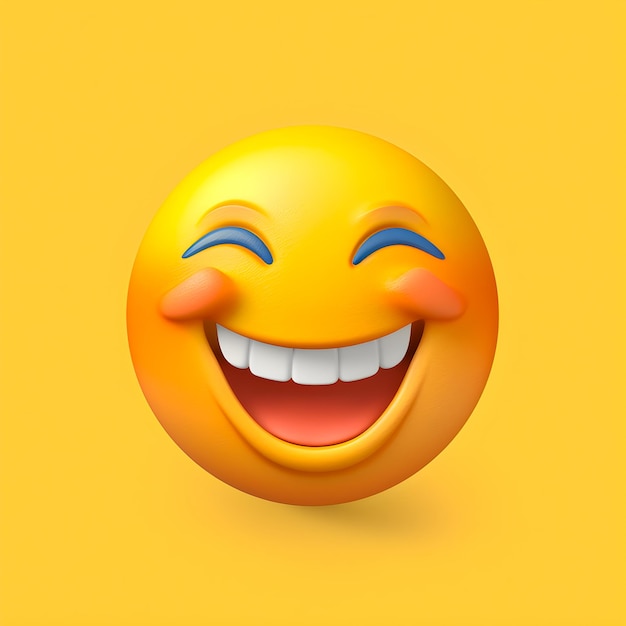 A yellow smiley face with the word smile on it