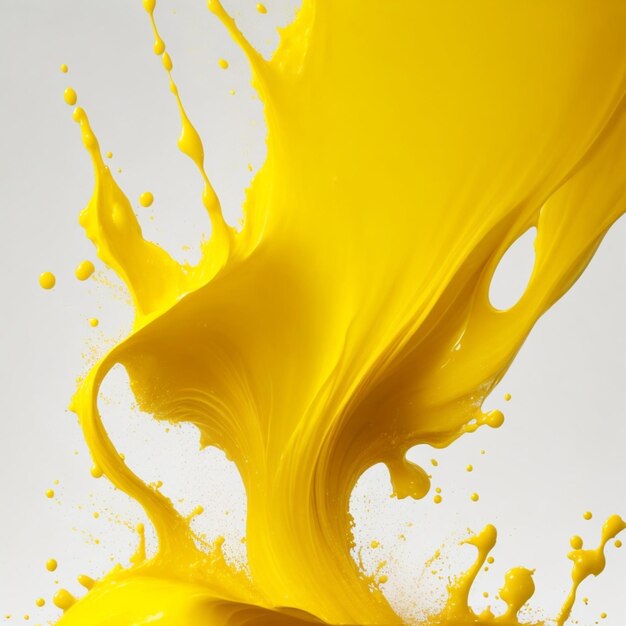 Yellow splash