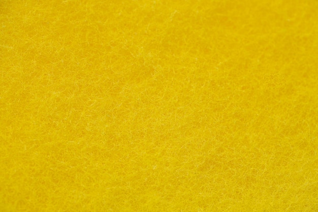 Yellow sponge texture closeup view