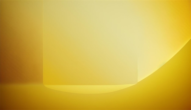 A yellow square with a curved design in the middle.