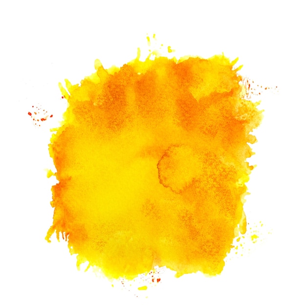 yellow stain watercolor background.