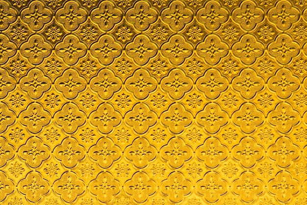 Sfondo di vetro colorato giallo