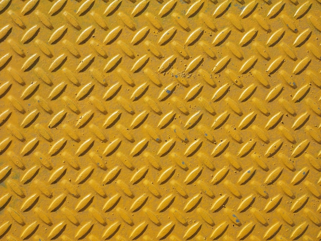 Yellow steel texture background