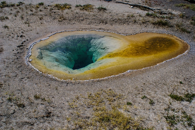 Foto piscine termali del parco nazionale della pietra gialla