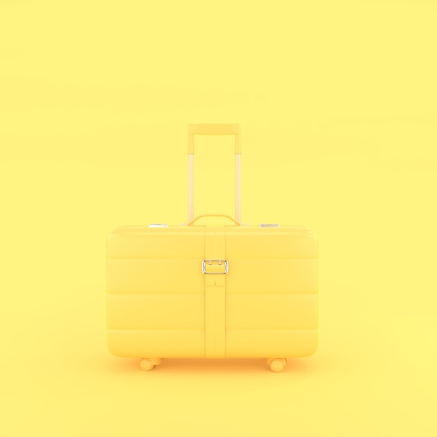 Yellow suitcase