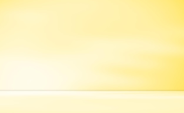 Желтый летний фонАбстрактный теневой лист на градиентном столе лимонного цвета Продукт Косметическая студия красоты Комната ПлатформаНаложение солнца на стену Пол Фон 3d Springblur Cement Loft Podium Mockup Bar
