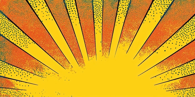 a yellow sunburst sunray background