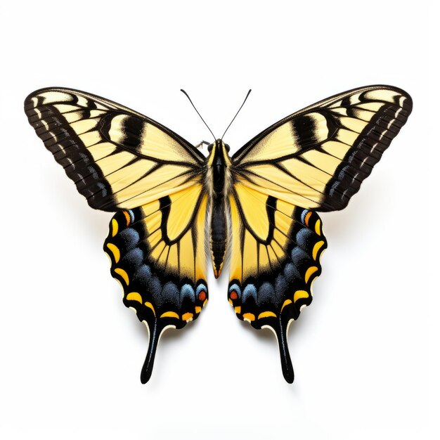 Yellow Swallowtail Butterfly Symbolic Identity In Naturalistic Renderings