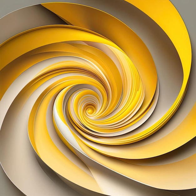 Yellow swirl background