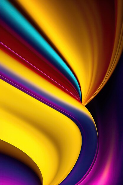 Yellow swirl background