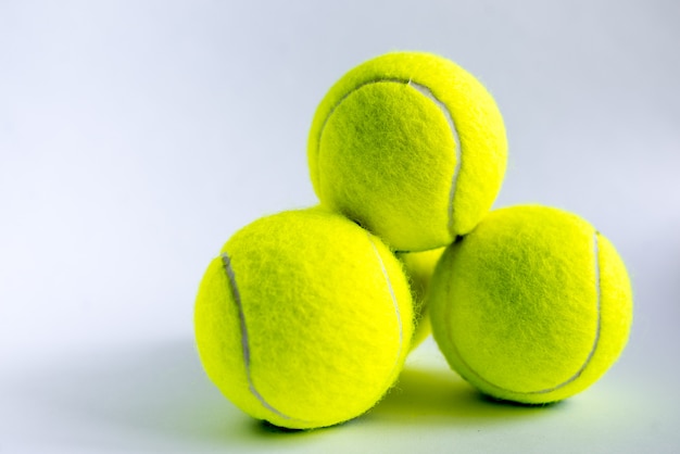 Yellow tennis balls