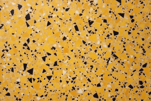 Foto texture terrazzo giallo sfondo texture terrazzo piastrelle mosaico terrazzo sfondo marmo terrazzo texture piastrelle terrazzo ai generative