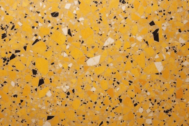 Yellow terrazzo texture terrazzo texture background terrazzo mosaic tiles terrazzo marble background terrazzo tiles texture ai generative