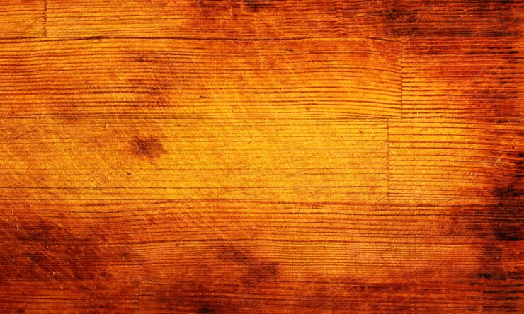 Yellow texture of an old kitchen board. Natural background.