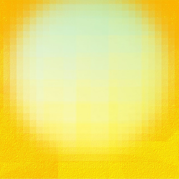 Yellow textured empty square background illustration backdrop