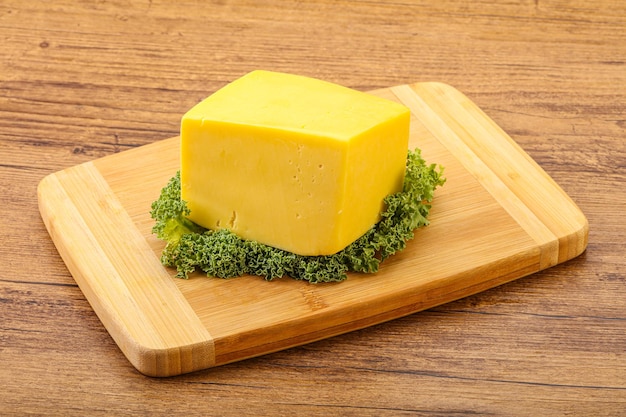 Yellow tilsiter cheese dairy product