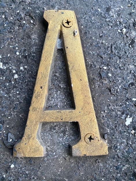 A yellow tool with the letter c on it