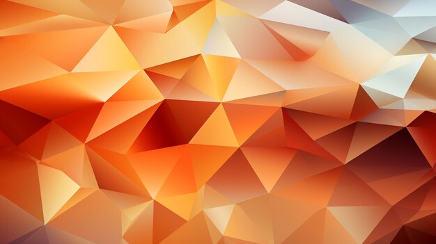 Yellow triangle polygon background