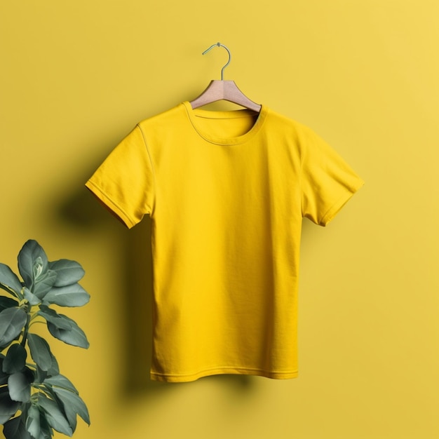 Yellow Tshirt Mockup Shirt mockup set yellow tee shirt mockup Tshirt template set front yellow