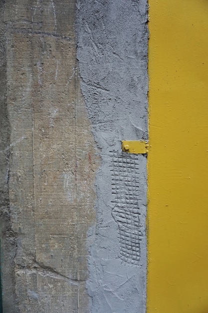黄色の壁の質感