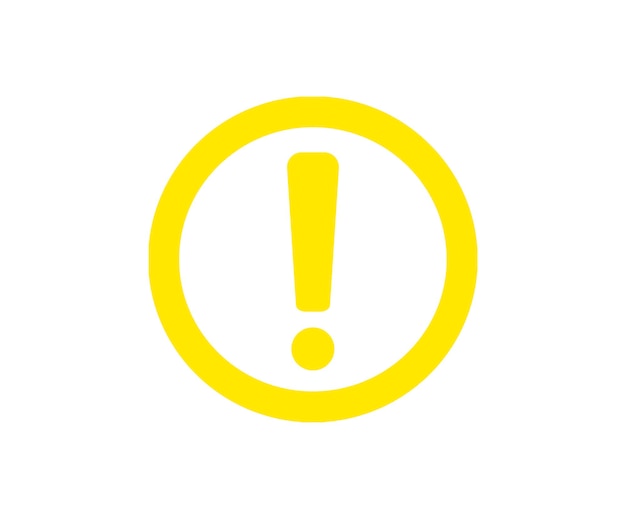 Yellow warning icon