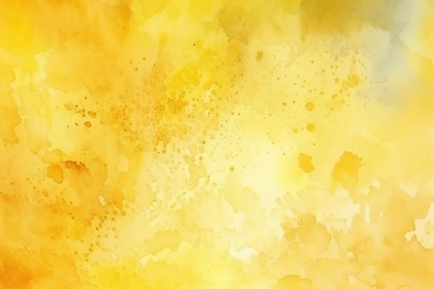 Желтый акварель Абстрактный фон