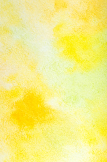 yellow watercolor background.