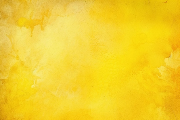 Yellow watercolor paper background