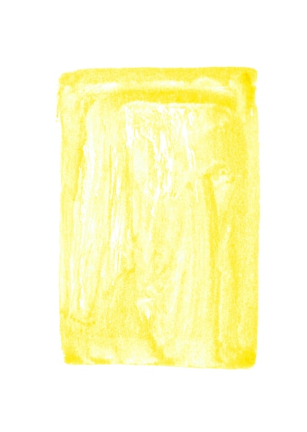 Yellow watercolor on paper