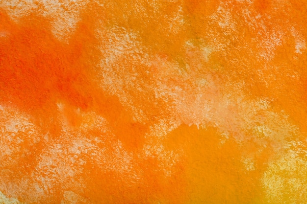 Yellow watercolor surface