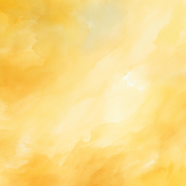 Yellow Watercolor Texture Background