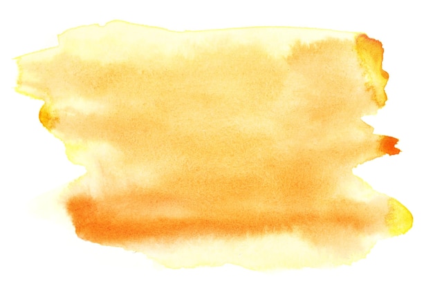 Yellow watercolor