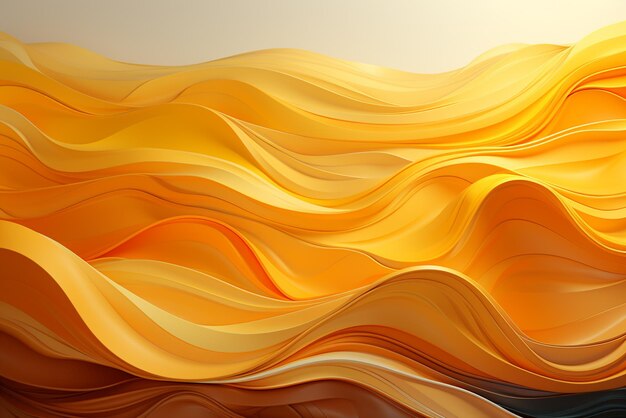 A yellow wave background with yellow edges fabrics