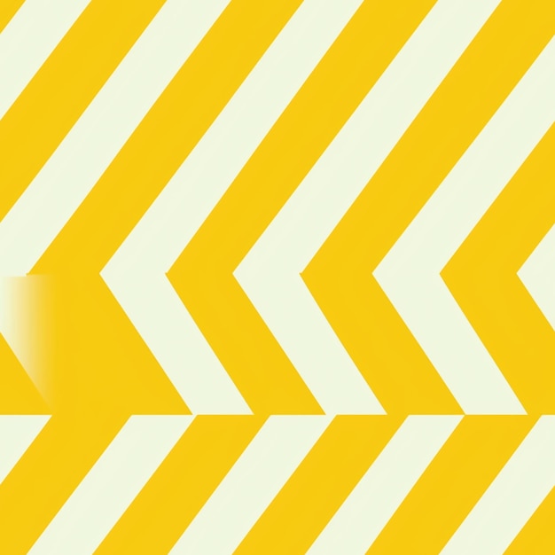 Yellow and white diagonal stripes with a yellow background generative ai