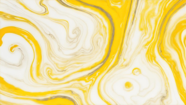 Photo yellow and white marble pattern texture abstract background