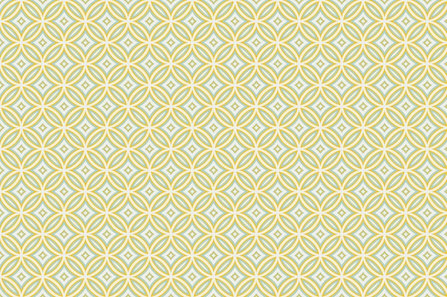 a yellow and white pattern with a diamond pattern.