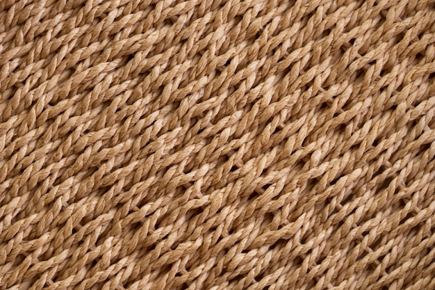 Yellow wicker basket texture. Traditional handcraft weave. Wicker repeating texture.