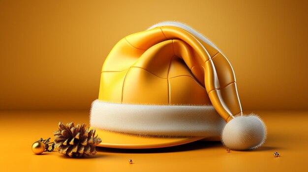 Yellow winter hat