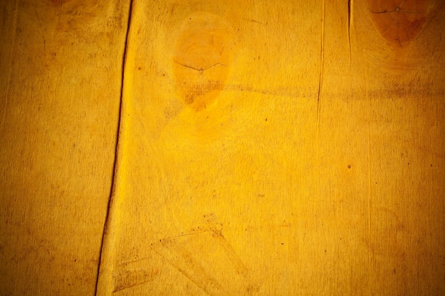 黄色の木板の背景。